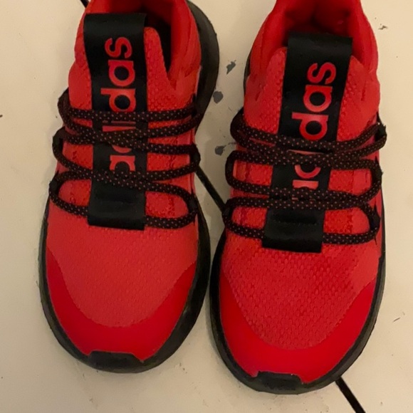 Adidas Kids Red Sneakers - Picture 2 of 7